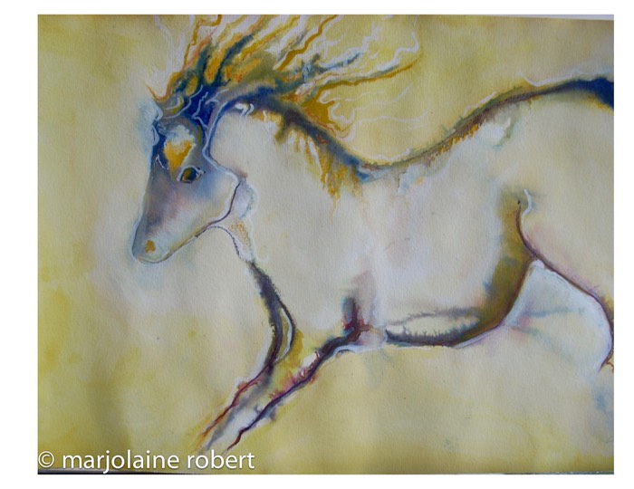 cheval masqué